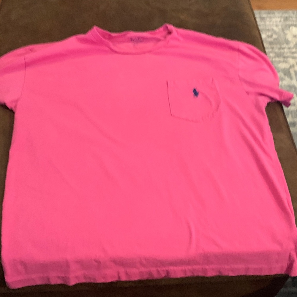 Polo by Ralph Lauren Vibrant Pink Short Sleeve Tee